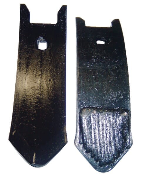 Redliczka 275x80x12 mm wzmocniona wygięta, 1-otw. pasująca do Horsch Kramp