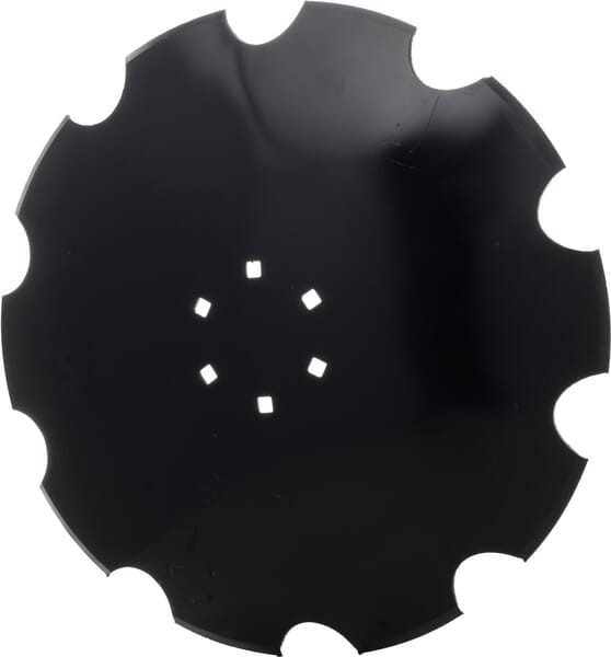 Talerz brony uzębiony, 610x5 mm, 6 otworów 120 mm rozstaw