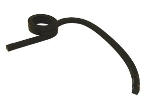 Ząb sprężynowy spiralny, 25x25x640 mm prawy bez redliczki