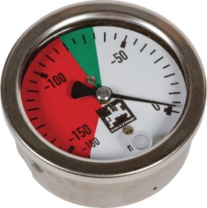 Manometr ø63 mm przyłącze tylne 1/4"