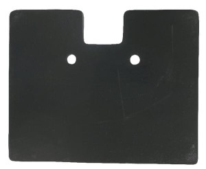 Łopatka gumowa podajnika 9x124x154 mm pasuje do Claas