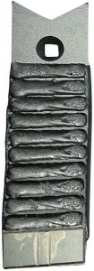 Redliczka 265x80 mm wzmocniona płaska, 1-otw. pasująca do Farmet Kramp
