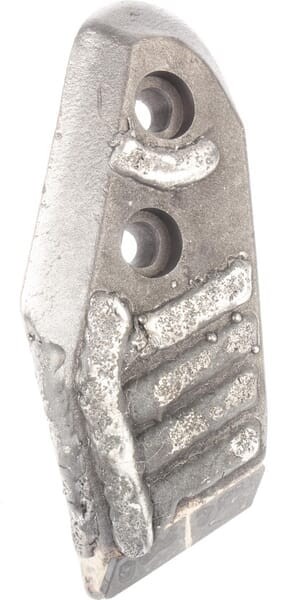 Dłuto lemiesza, lewe z węglikiem spiekanym pasujące do Kuhn Kramp