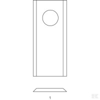 Nożyk kosiarki JF | poltechparts.pl