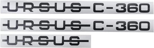 Emblemat kpl. pasuje do C-360