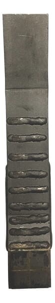 Redliczka 433x76 mm wzmocniona płaska, 2-otw. pasująca do Bednar Kramp