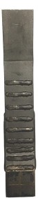 Redliczka 433x76 mm wzmocniona płaska, 2-otw. pasująca do Bednar Kramp