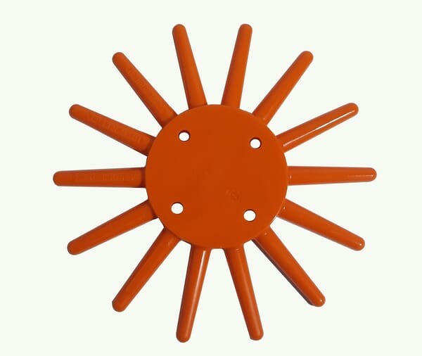 Segment ćwiartkowy, MINi-MAXI 540 mm pomarańczowy, miękki