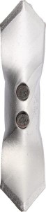 Redliczka 295x67x6.5 mm obracalna wygięta, 2-otw. Vibroflex Kongskilde