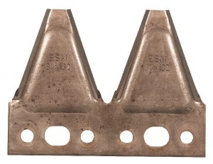 Nożyk podwójny 2.5 mm gładki ESM