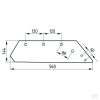 Lemiesz 16", prawy | poltechparts.pl