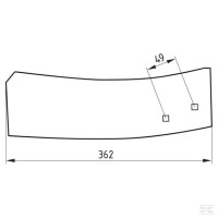Ścinacz skiby 1024020070P | poltechparts.pl