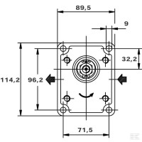 Pompa zębata Polaris grupa 2 - wersja 82E2 | poltechparts.pl