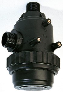 Filtr zasysający 1 1/2" gwint zew. 180 l/min 50 Mesh