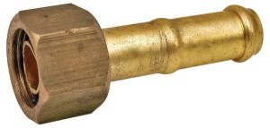 Złącze pompy, proste, mosiężne Ø 13 mm