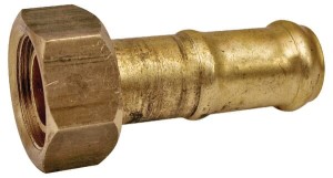 Złącze pompy, proste, mosiężne Ø 25 mm
