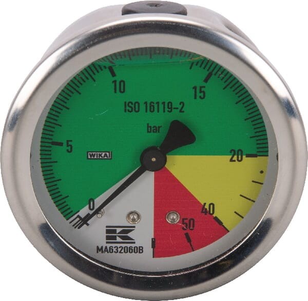 Manometr Ø 63 mm 0-20-40-60 bar przyłącze tylne 1/4" Wika