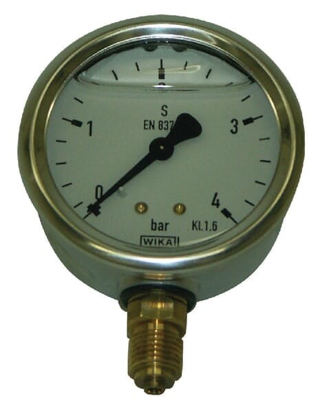 Manometr Ø 63 mm 0-4 bar przyłącze dolne 1/4" Wika