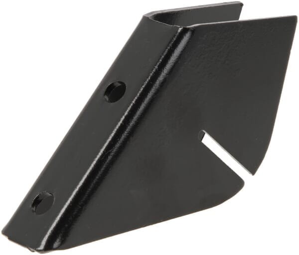 Płoza siewnika nawozowego z rowkiem