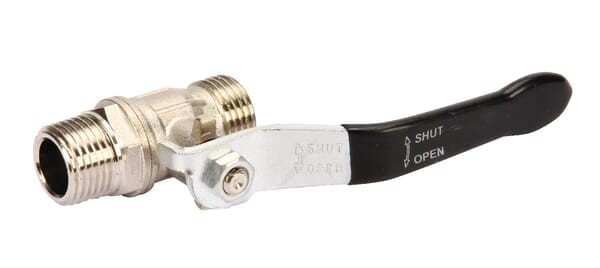 Zawór kulowy AG 1/2" – AG 1/2"