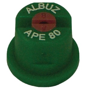 Rozpylacz płaskostrumieniowy APE 80° zielony ceramiczny Albuz