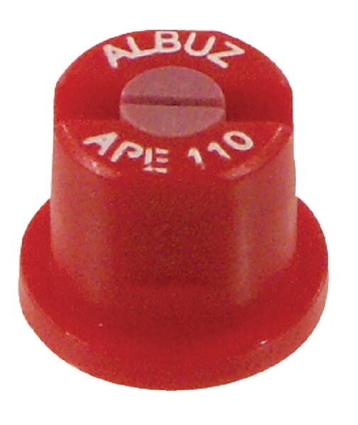 Rozpylacz płaskostrumieniowy APE 110° 03 czerwony ceramiczny Albuz