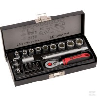 Zestaw kluczy nasadowych Mini 1/4” 23 ele. | poltechparts.pl