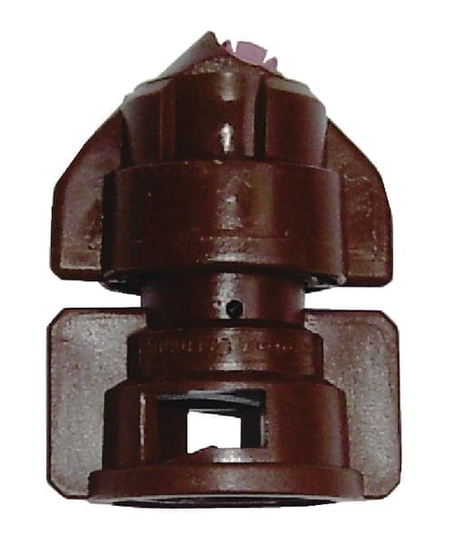 Rozpylacz eżektorowy dwustrumieniowy TDHS 110° 05 brązowy ceramiczny Agrotop