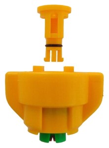 Rozpylacz eżektorowy TD 60° 02 żółty/zielony ceramiczny Agrotop
