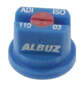 Rozpylacz płaskostrumieniowy ADI 110° 03 niebieski ceramiczny Albuz
