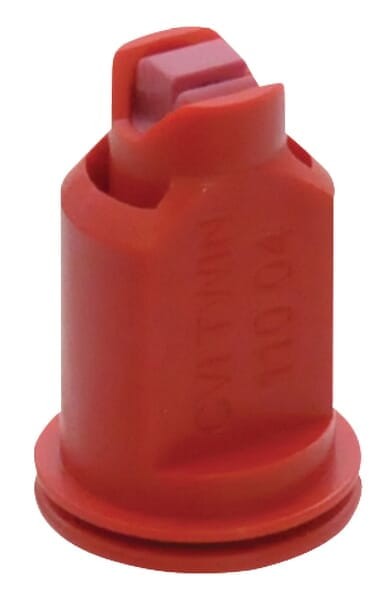 Rozpylacz eżektorowy dwustrumieniowy CVI TWIN 110° 04 czerwony ceramiczny Albuz