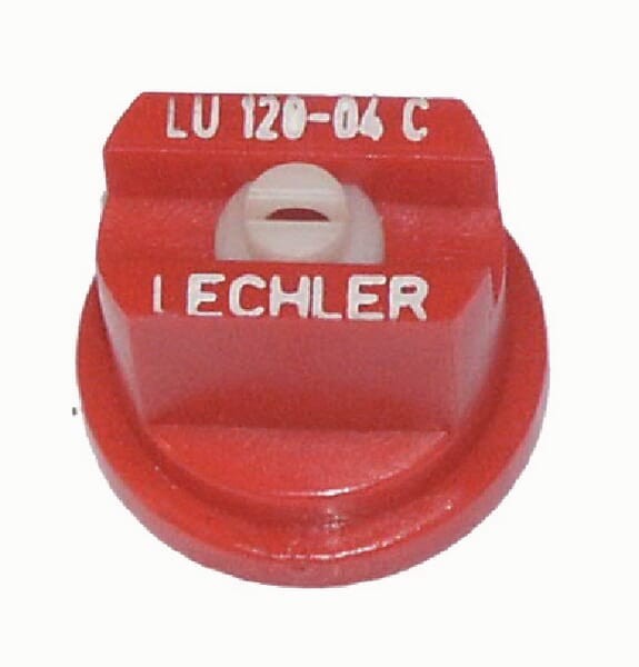Rozpylacz płaskostrumieniowy LU 120° 04 czerwony ceramiczny Lechler