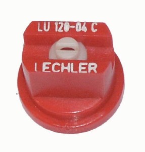 Rozpylacz płaskostrumieniowy LU 120° 04 czerwony ceramiczny Lechler