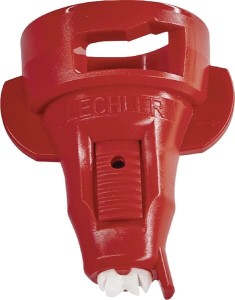 Rozpylacz płaskostrumieniowy podwójny IDTA 120° 04 czerwony ceramiczny Lechler