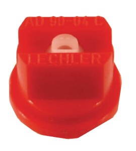 Rozpylacz płaskostrumieniowy AD 90° 04 czerwony ceramiczny Lechler