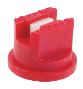 Rozpylacz płaskostrumieniowy AD 120° 04 czerwony ceramiczny Lechler