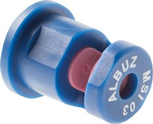 Rozpylacz płaskostrumieniowy MSI 160° 03 niebieski ceramiczny Albuz
