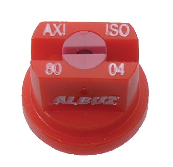 Rozpylacz płaskostrumieniowy AXI 80° 04 czerwony ceramiczny Albuz