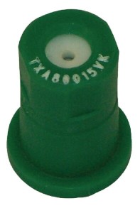 Rozpylacz wirowy o pustym stożku TXA 80° 015 zielony ceramiczny TeeJet