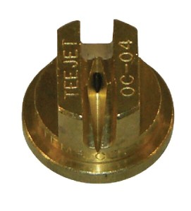 Rozpylacz płaskostrumieniowy brzegowy OC 80° 4 mosiężny TeeJet