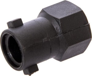 Adapter pokrywki dyszy, gwint, bagnet, czarny, Arag
