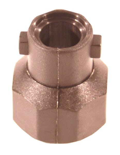 Adapter pokrywki dyszy, gwint, bagnet, czarny, Arag