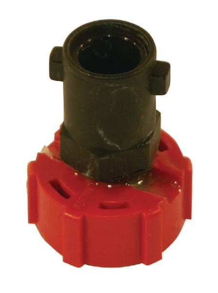 Adapter pokrywki dyszy, bagnet, gwint, czarny, TeeJet