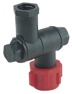 Korpus rozpylacza 1/4" + nakrętka 3/8"