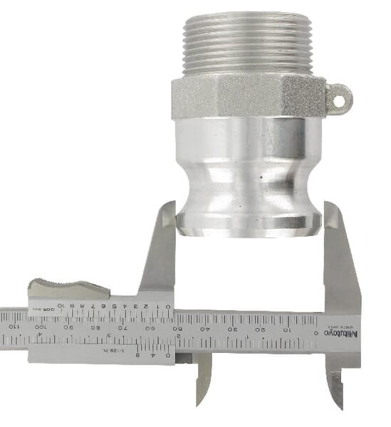 Końcówka węża Camlock gwint zew. typ F stal nierdzewna, 3/4"