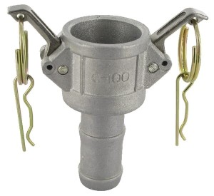 Gniazdo Camlock typ C aluminium, przyłącze na wąż 1"