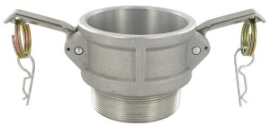 Gniazdo Camlock typ B aluminium, gwint zew. 3"