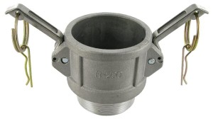 Gniazdo Camlock typ B aluminium, gwint zew. 2"