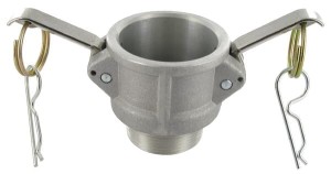 Gniazdo Camlock typ B aluminium, gwint zew. 1-1/2"