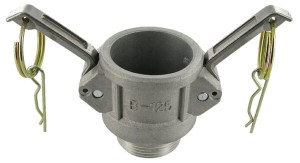 Gniazdo Camlock typ B aluminium, gwint zew. 1-1/4"